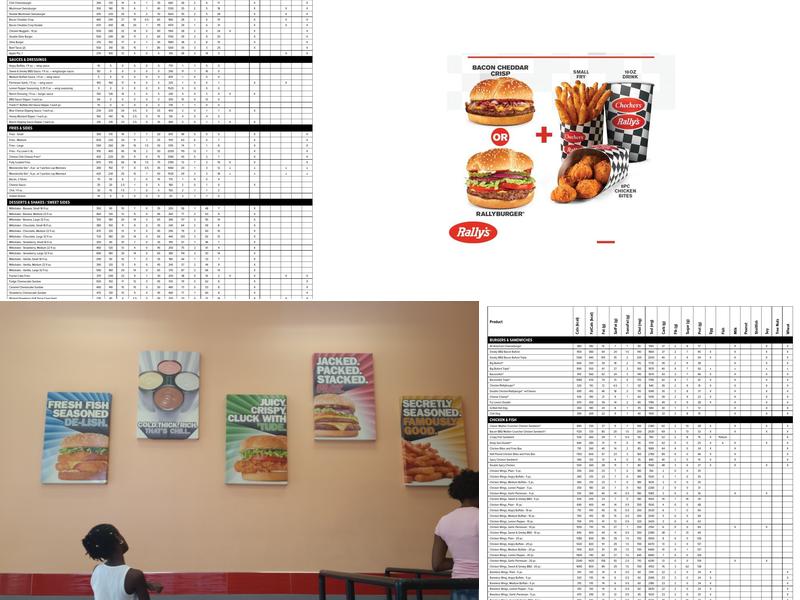 Checkers Menu
