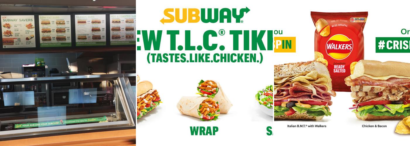 Subway Menu