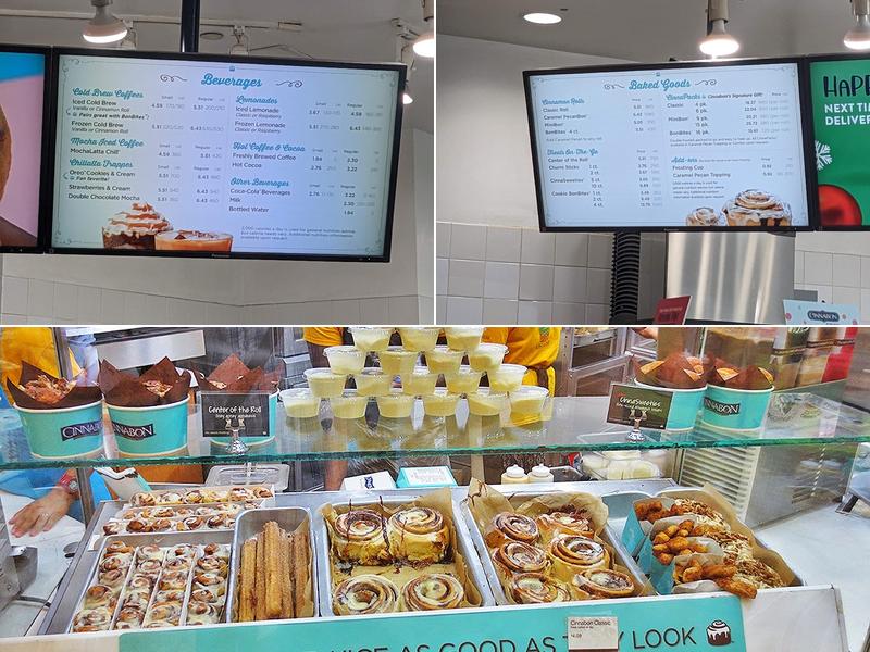 Cinnabon Menu