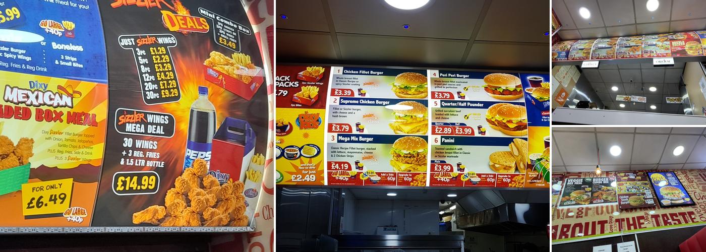 Dixy Chicken Menu