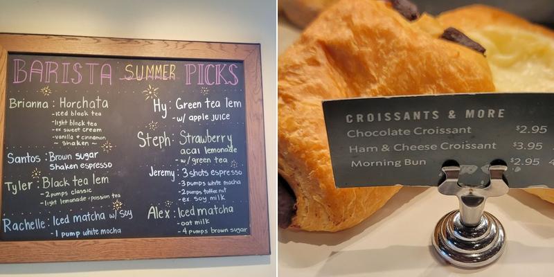 Starbucks Menu