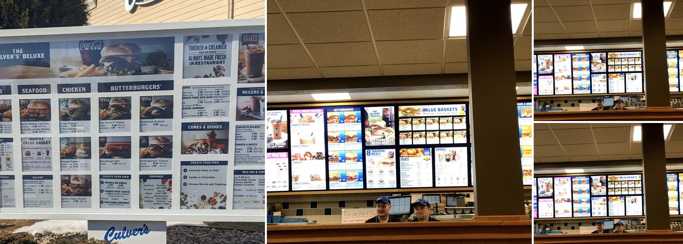 Culver’s Menu