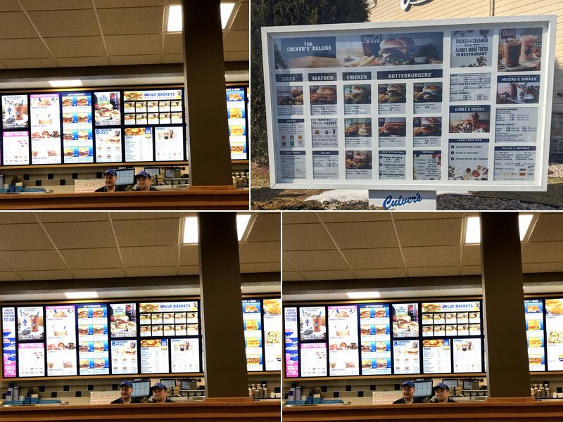 Culver’s Menu