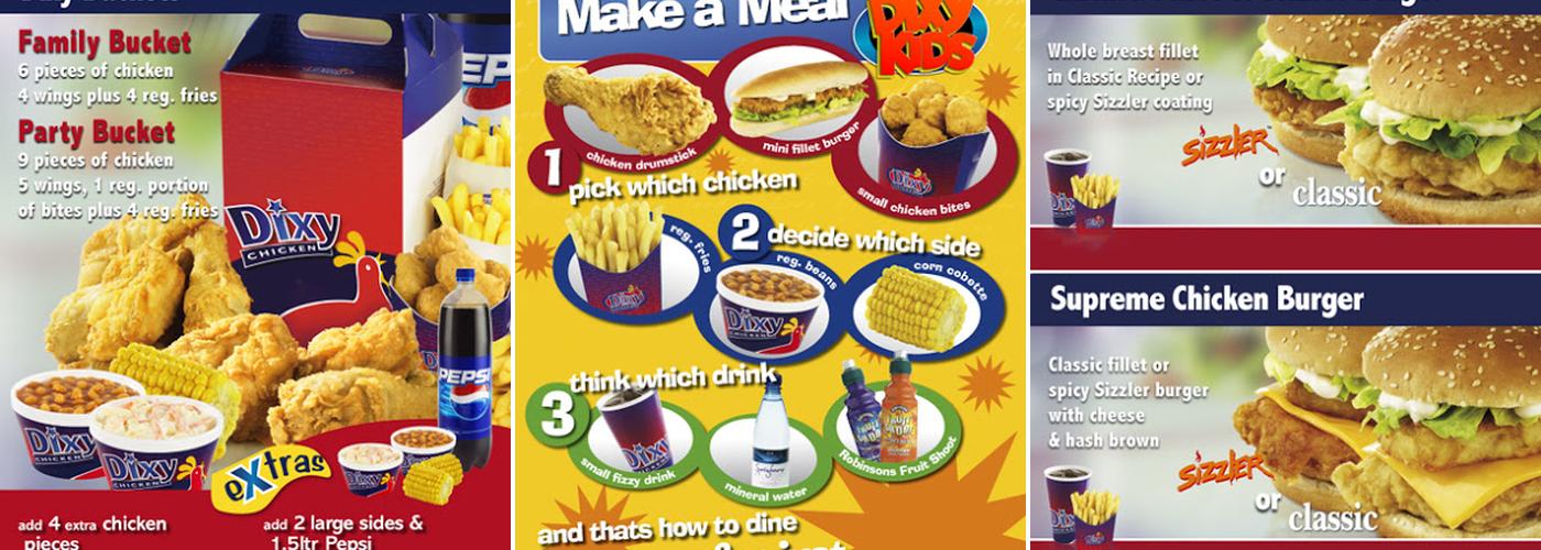 Dixy Chicken Pallion Menu