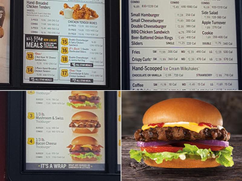 Hardee’s Menu