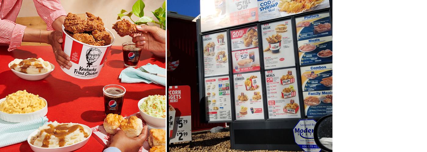 KFC Menu