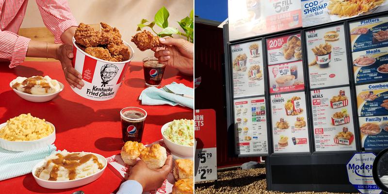 KFC Menu