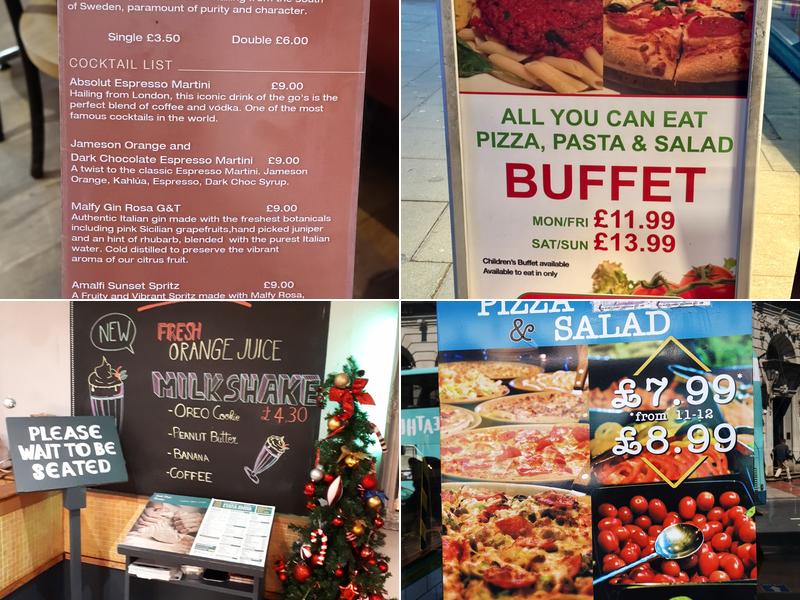 Casa Della Pizza Menu