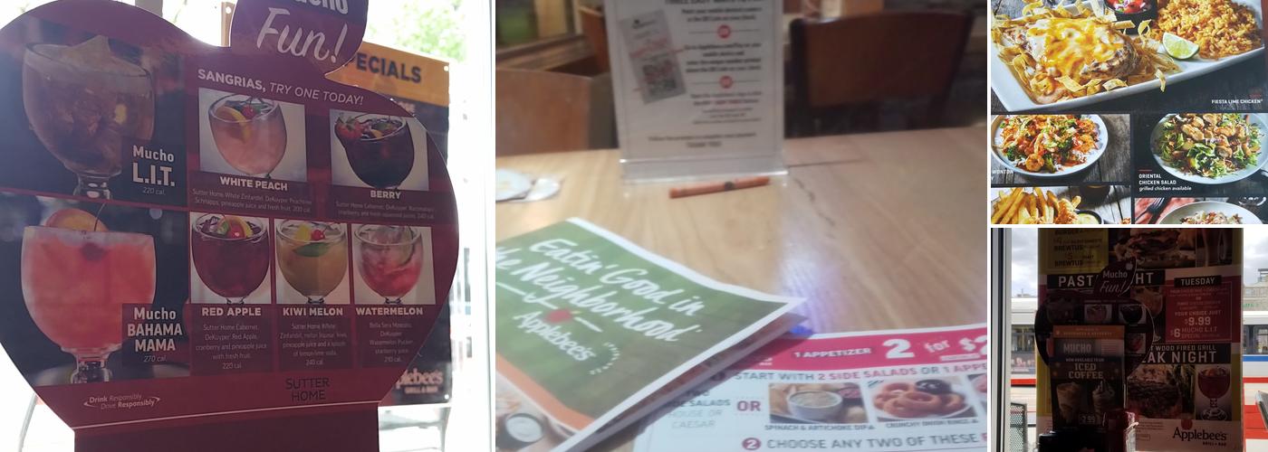 Applebee's Grill + Bar Menu