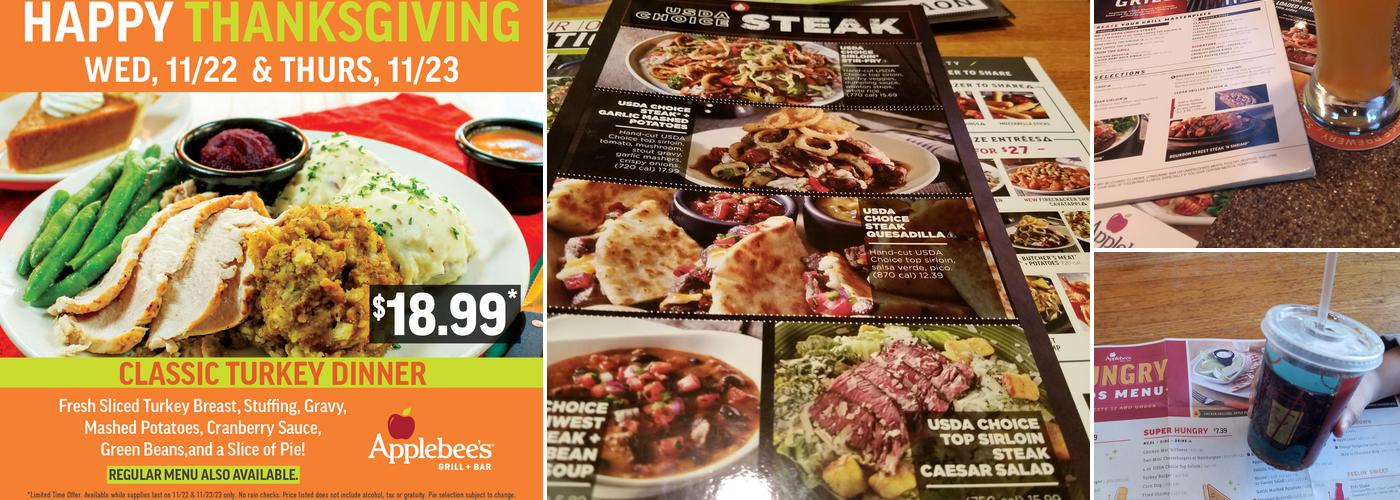 Applebee's Grill + Bar Menu
