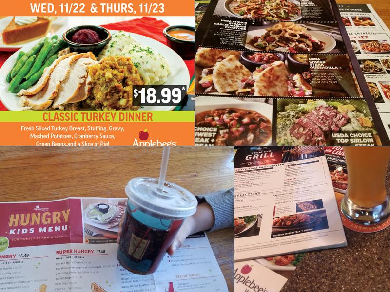 Applebee's Grill + Bar Menu