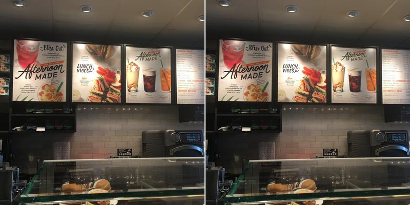Starbucks Menu