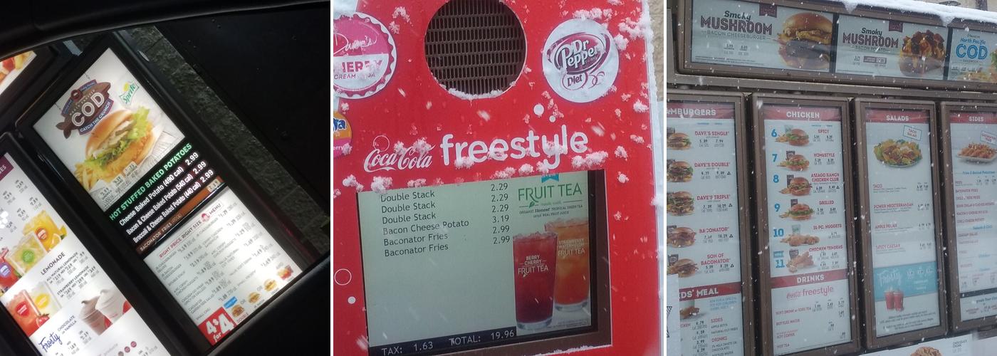Wendy's Menu