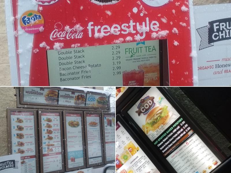 Wendy's Menu