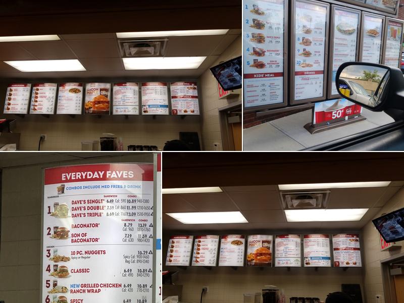 Wendy's Menu