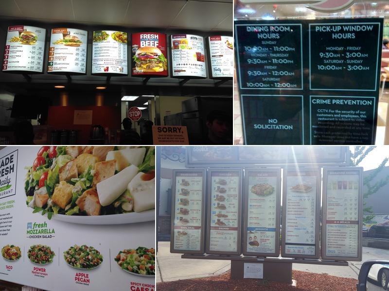 Wendy's Menu
