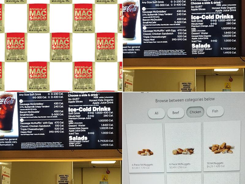 McDonald's Menu