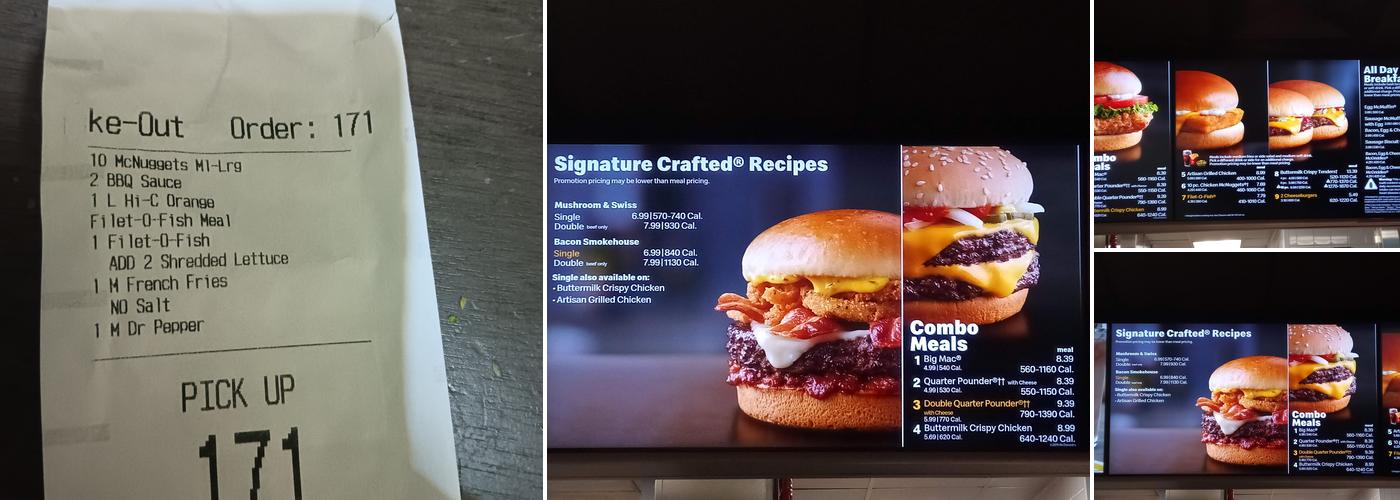 McDonald's Menu