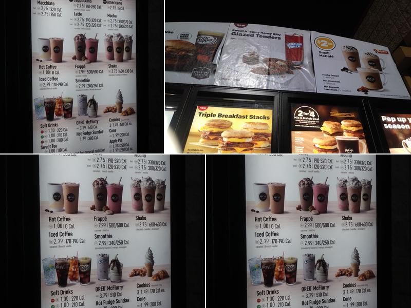 McDonald's Menu