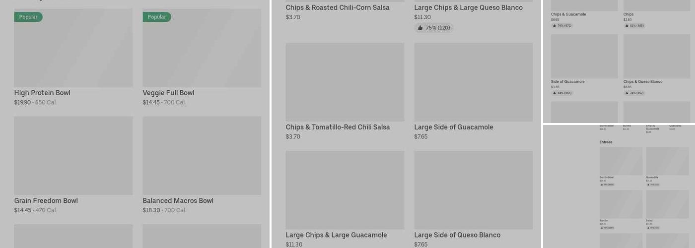 Chipotle Mexican Grill Menu