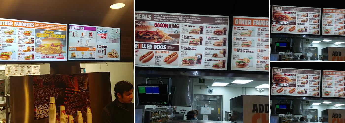 Burger King Menu