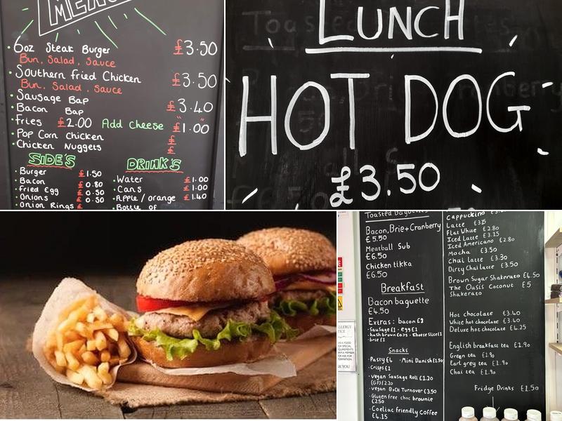 Oasis Sandwich Bar Menu