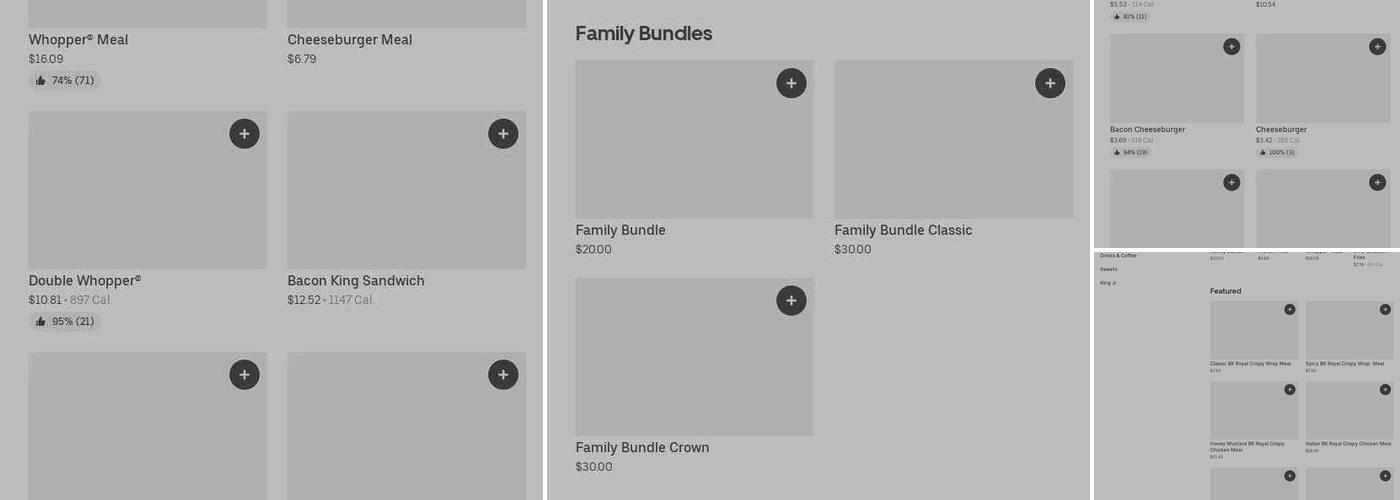 Burger King Menu
