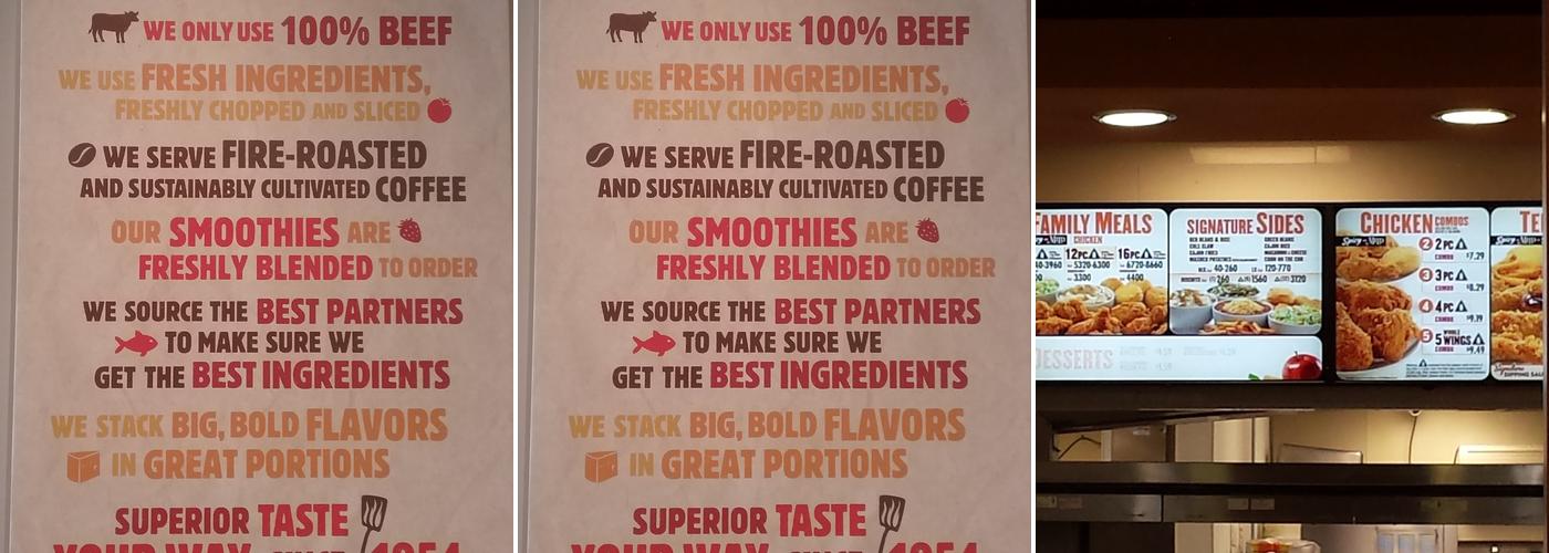 Burger King Menu