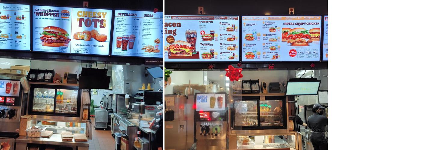 Burger King Menu