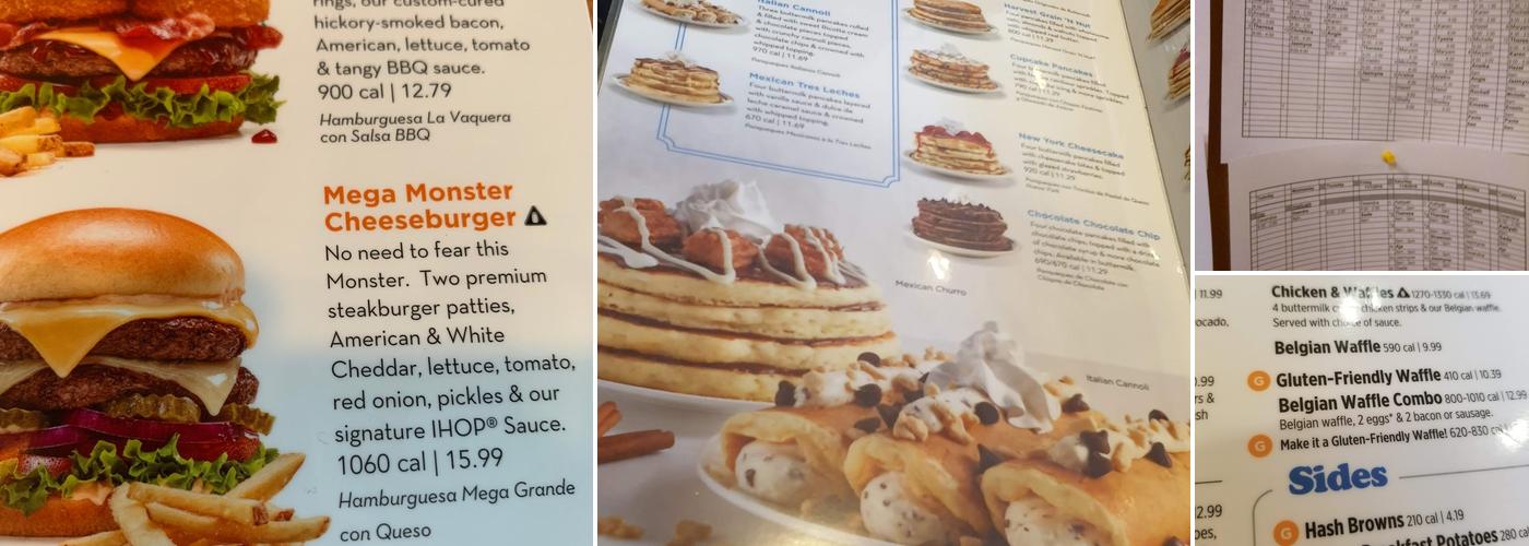IHOP Menu