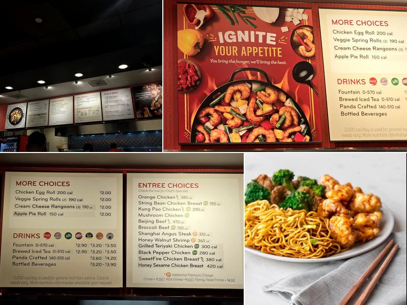 Panda Express Menu
