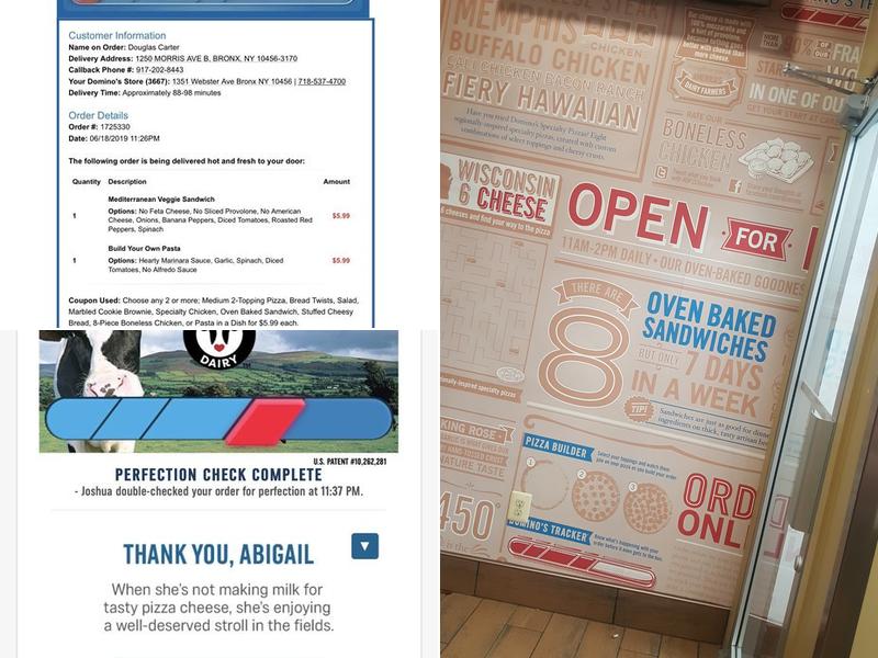 Domino's Pizza Menu