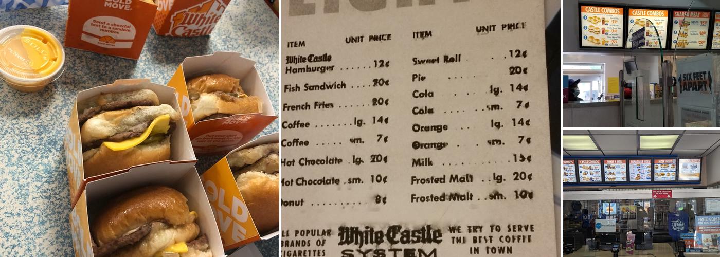 White Castle Menu