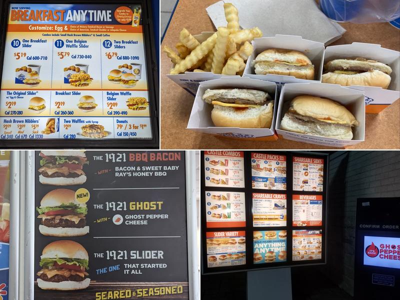 White Castle. Menu