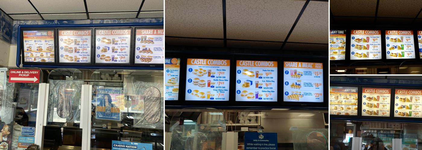 White Castle Menu