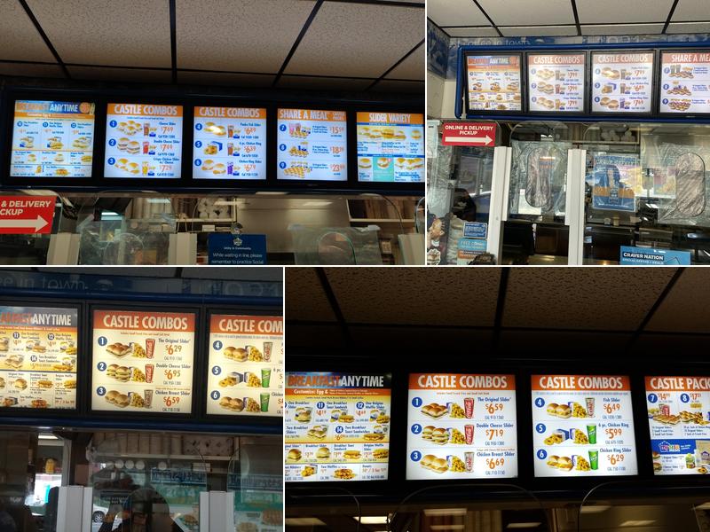 White Castle Menu