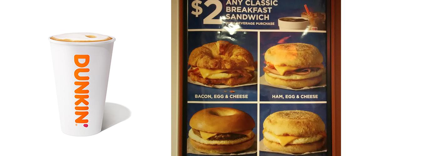 Dunkin' Menu