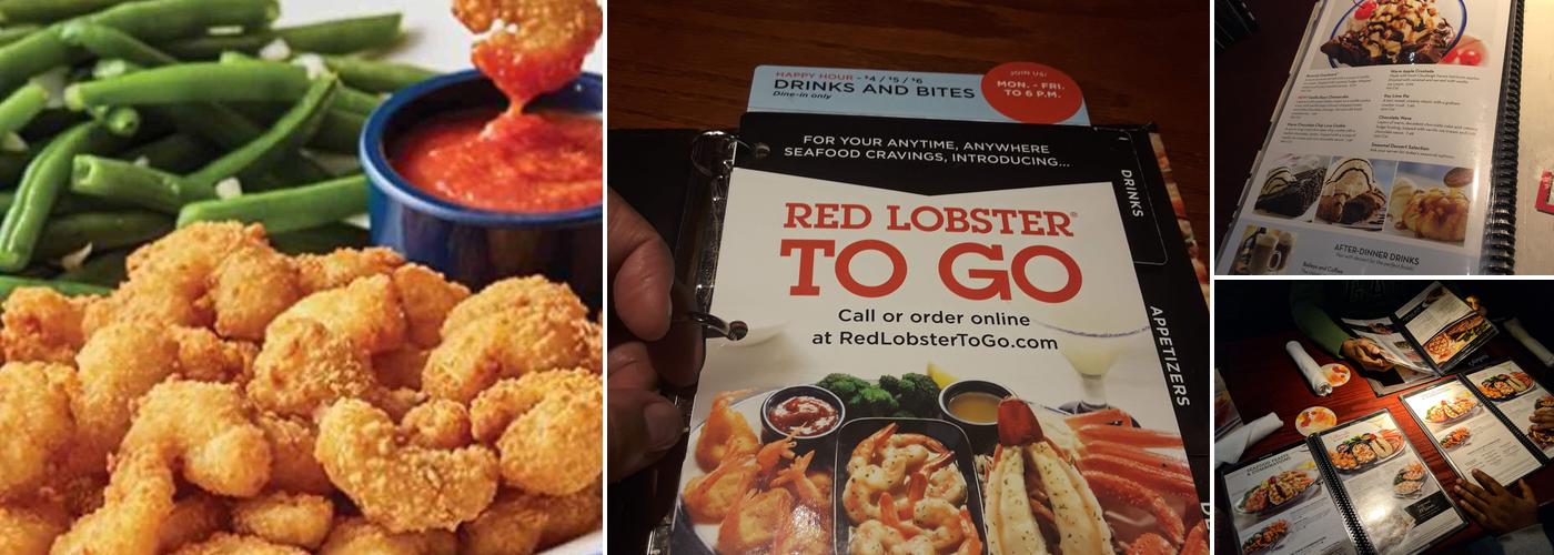 Red Lobster Menu