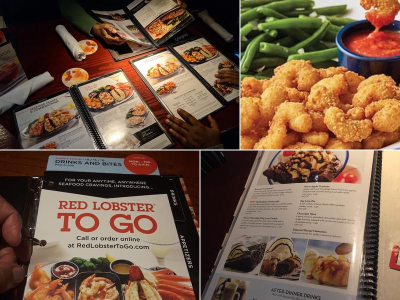 Red Lobster Menu