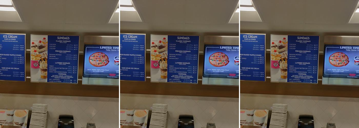 Baskin-Robbins Menu