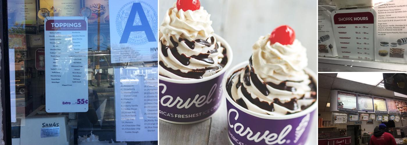 Carvel Menu