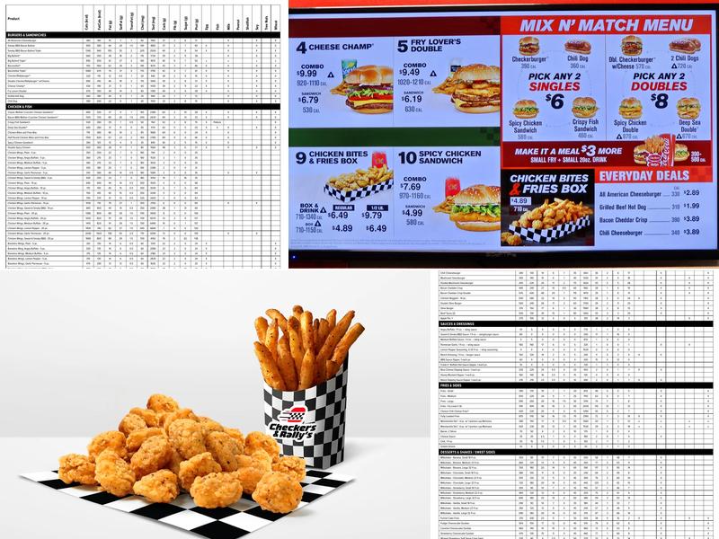 Checkers Menu