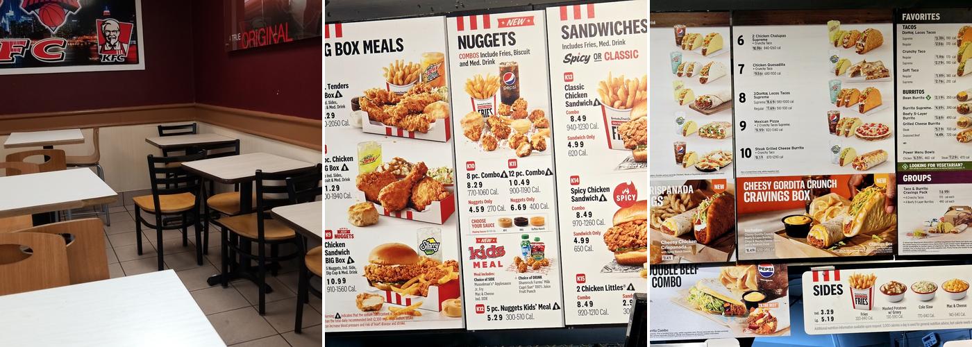 KFC Menu