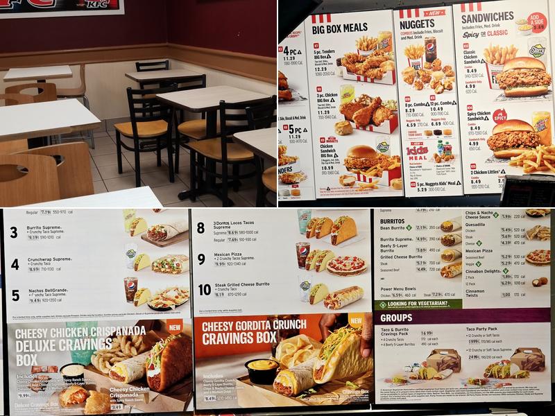 KFC Menu
