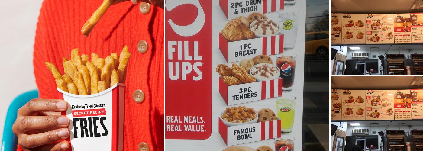 KFC Menu