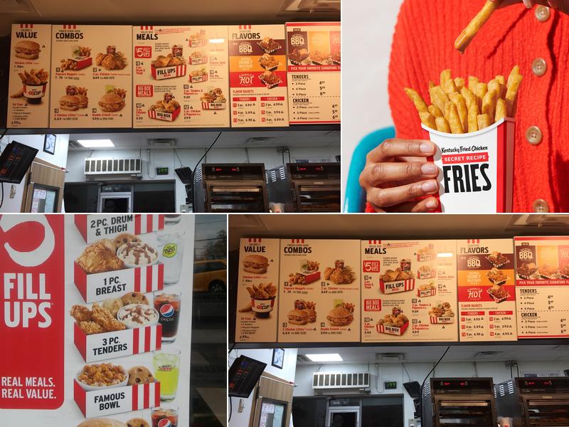 KFC Menu