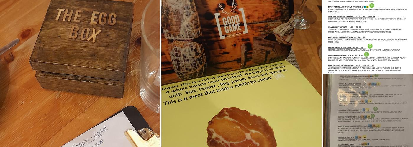 Small world restaurant and tapas bar Menu