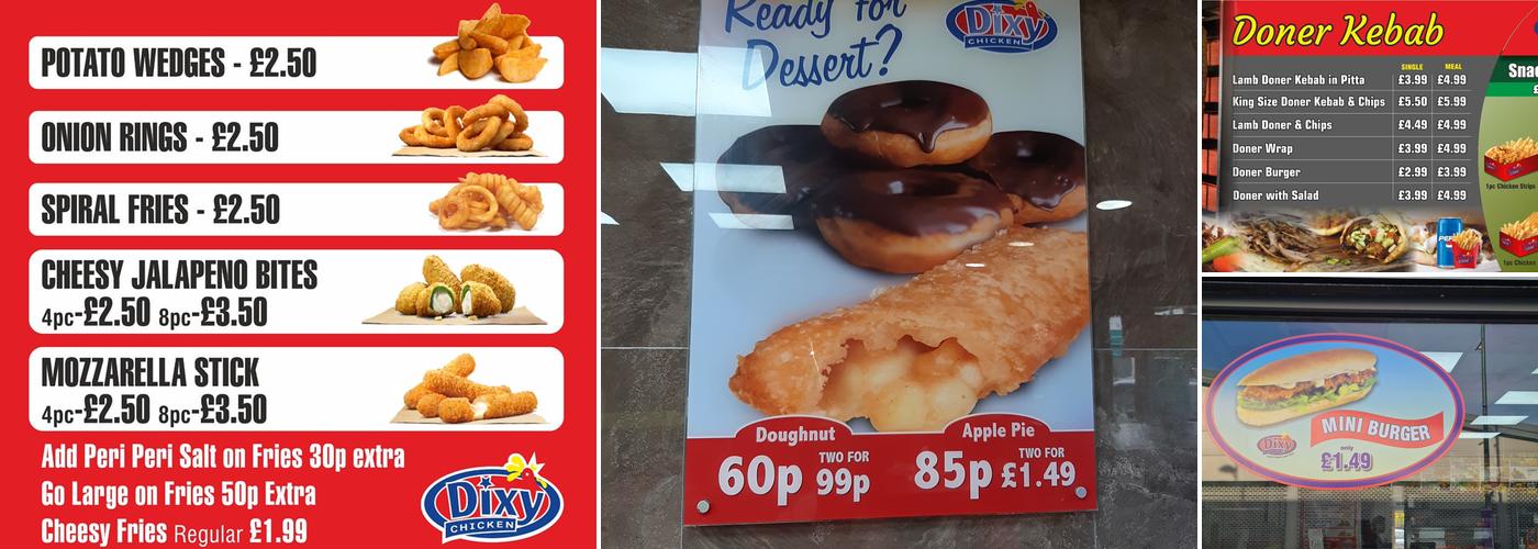 Dixy Chicken & Pizza - North-Field Menu