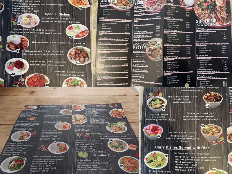Sonny's Street Food Menu
