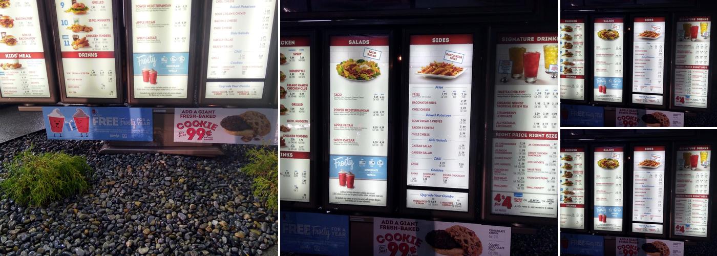 Wendy's Menu
